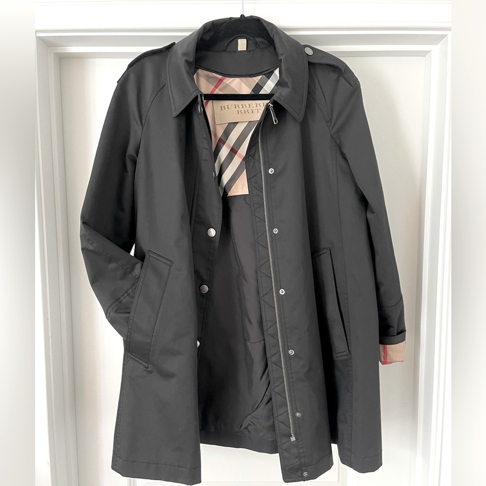 Burberry Brit Bowpark Raincoat with Liner